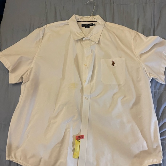 US Polo white button up shirt. Size 3X. Fairly new. Only worn once. - Picture 2 of 3
